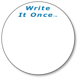 Write 
It OnceTM
